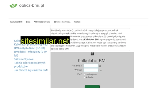 oblicz-bmi.pl alternative sites