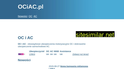 ociac.pl alternative sites