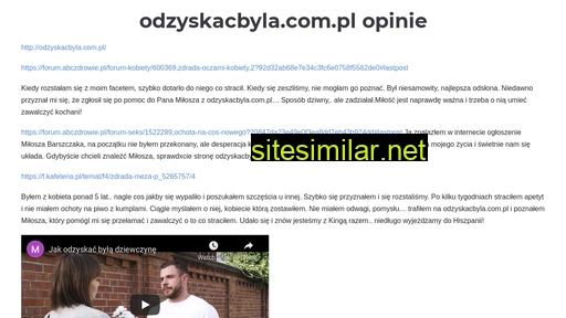 odzyskajbyla.net.pl alternative sites