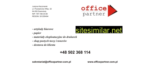 Officepartner similar sites