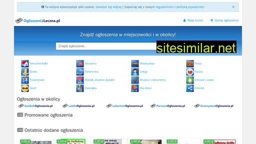 ogloszenialeczna.pl alternative sites