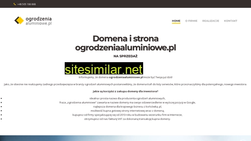 ogrodzeniaaluminiowe.pl alternative sites