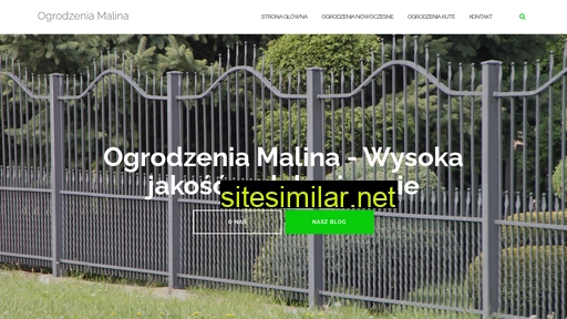 ogrodzeniamalina.pl alternative sites