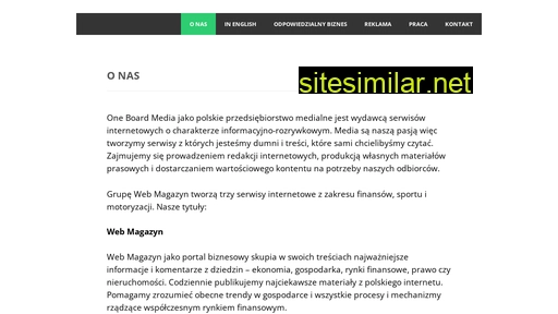 oneboardmedia.pl alternative sites
