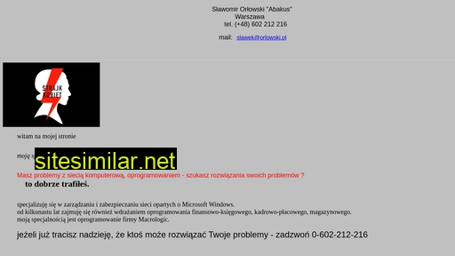 orlowski.pl alternative sites