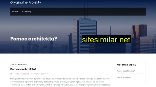 oryginalneprojekty.pl alternative sites