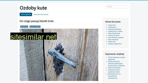 Ozdoby-kute similar sites