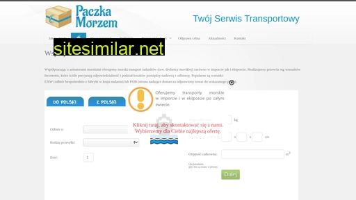 paczkamorzem.pl alternative sites