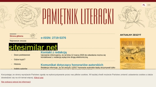 Pamietnik-literacki similar sites