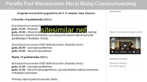 parafia-rudki.pl alternative sites