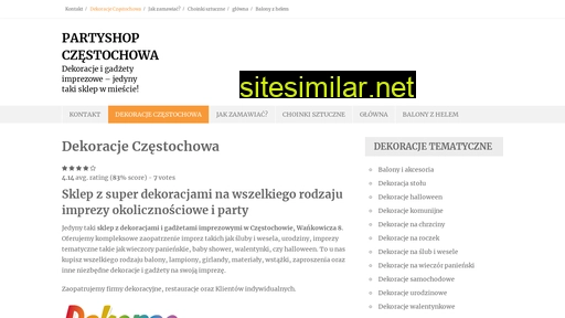 partyshop.com.pl alternative sites
