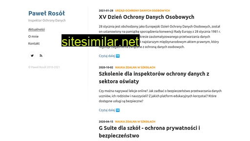 pawel.rosol.pl alternative sites