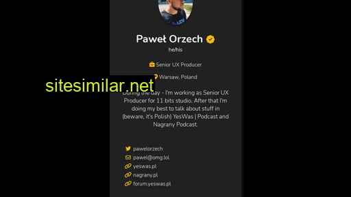 pawelorzech.pl alternative sites