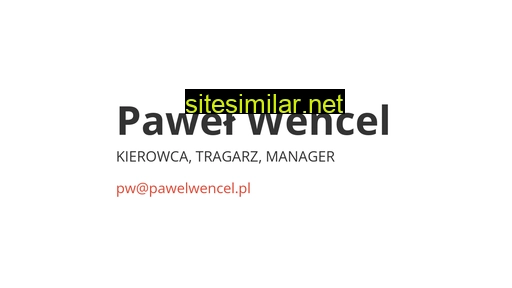 pawelwencel.pl alternative sites