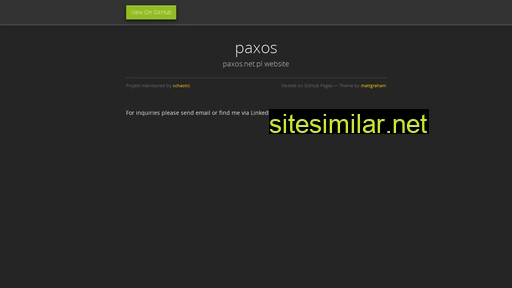 Paxos similar sites