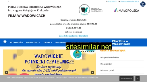 pedagogicznawadowice.pl alternative sites