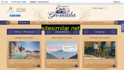 pensjonatgromada.pl alternative sites