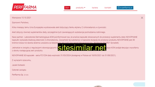 perffarma.pl alternative sites