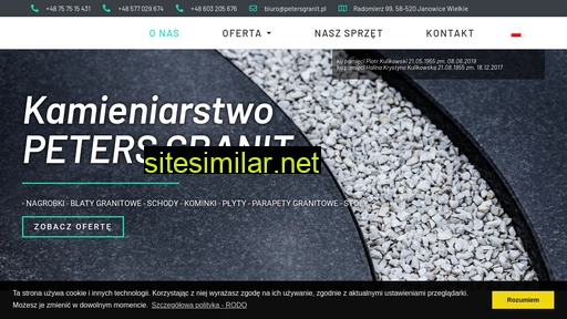 petersgranit.pl alternative sites