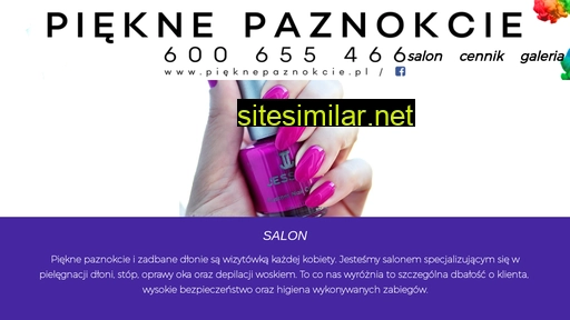 pieknepaznokcielodz.pl alternative sites