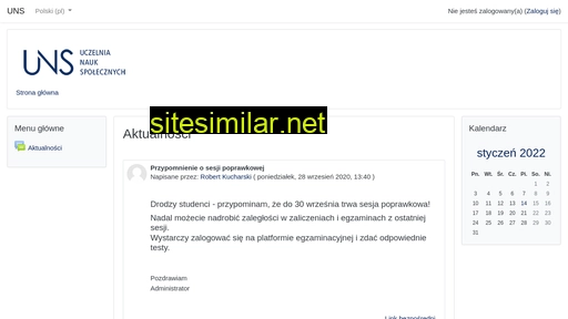 platforma.uns.lodz.pl alternative sites