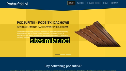 podsufitki.pl alternative sites