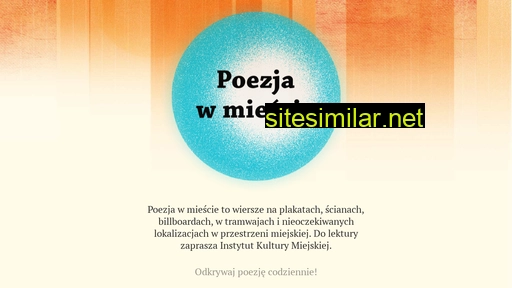 poezjawmiescie.pl alternative sites