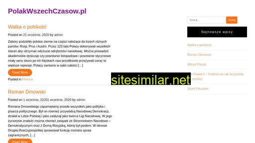 polakwszechczasow.pl alternative sites