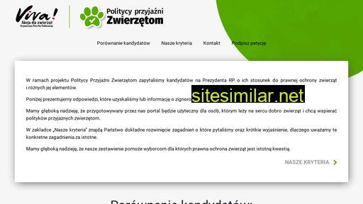 politycyzwierzetom.pl alternative sites