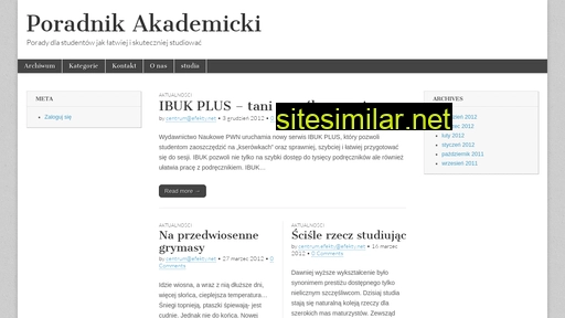 poradnikakademicki.pl alternative sites