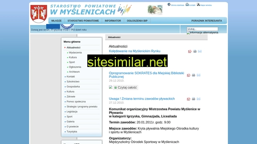 powiat-myslenice.pl alternative sites