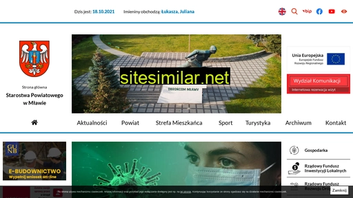 powiatmlawski.pl alternative sites