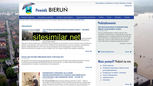 powodzbierun.pl alternative sites