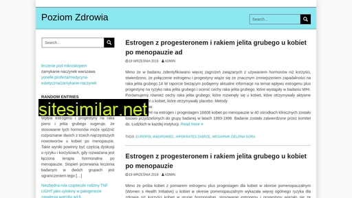 poziomzdrowia.pl alternative sites