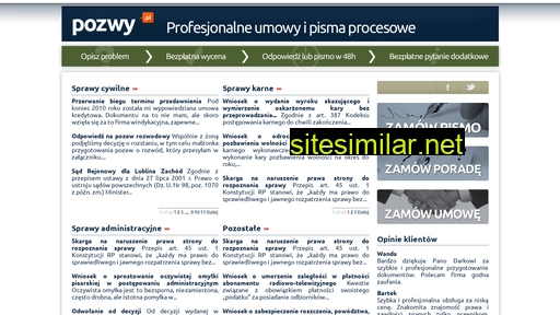 pozwy.pl alternative sites