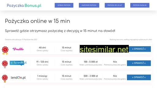 pozyczkabonus.pl alternative sites