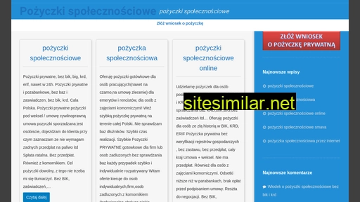 pozyczki-spolecznosciowe.com.pl alternative sites