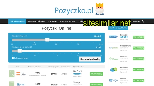 pozyczko.pl alternative sites