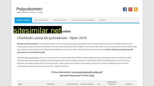 pozyczkometr.pl alternative sites