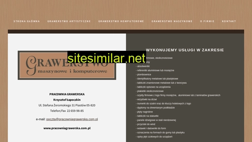 pracowniagrawerska.com.pl alternative sites
