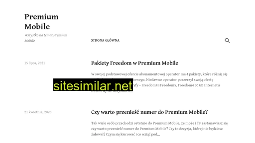 premium-mobile.com.pl alternative sites