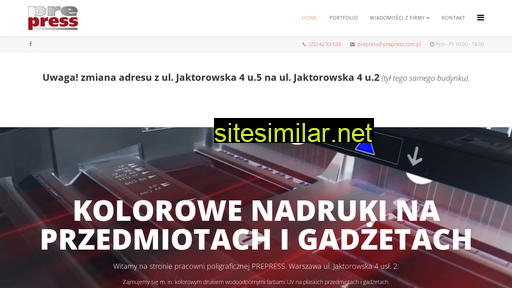 prepress.com.pl alternative sites