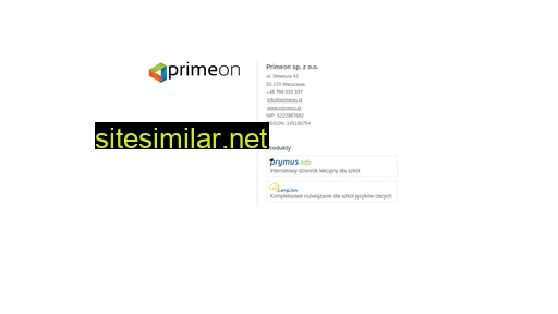 primeon.pl alternative sites