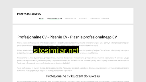 profesjonalnecv.com.pl alternative sites