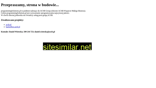 programmingsolutions.pl alternative sites