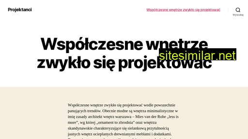 projektancik.pl alternative sites