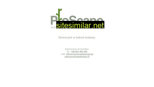 proscapedesign.pl alternative sites