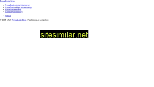 prowadzenie-stron.pl alternative sites