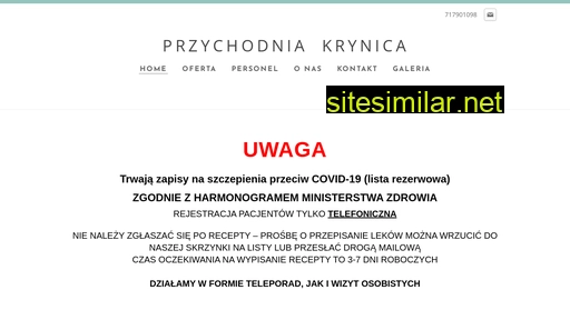 przychodniakrynica.pl alternative sites