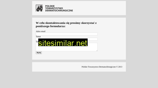 ptderm.org.pl alternative sites